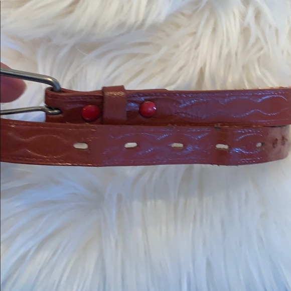 CHILDS  SOUTHWEST STYLE BEADED & LEATHER 20 in - Picture 2 of 9